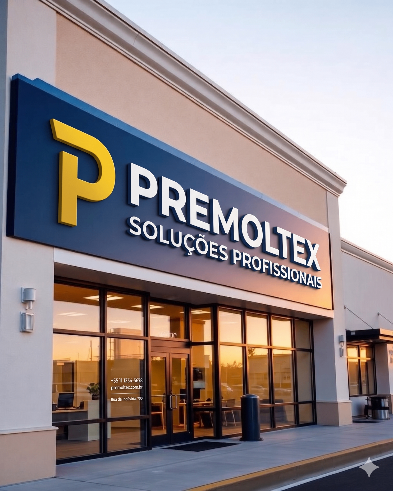 Fachada da Premoltex Soluções Profissionais